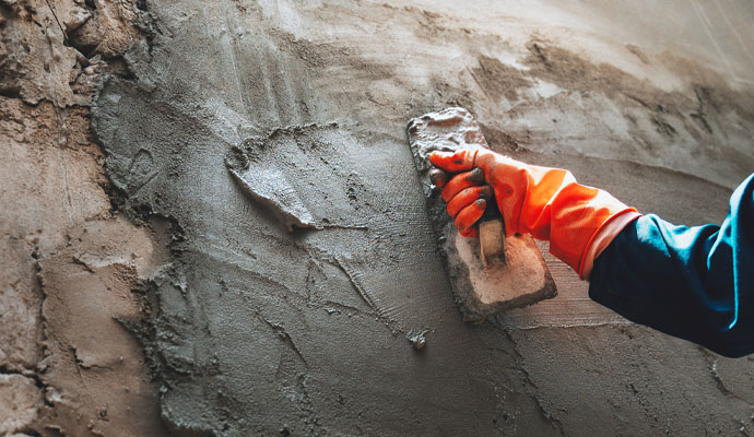 Cementing on the Crack wall